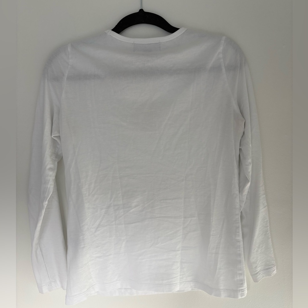 Lauren Ralph Lauren Active White Embossed Crest Long Sleeve Size XS Old Money - Picture 7 of 7